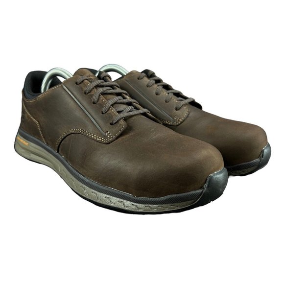 Timberland Pro Drivetrain Oxford Composite Toe Brown Work Shoes Men's Sz 8.5-14W - Picture 4 of 9